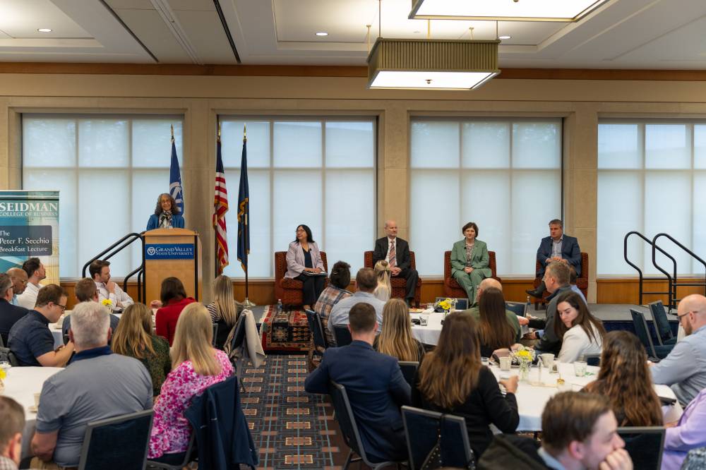 Secchia Breakfast on May 2, Lecture Photo